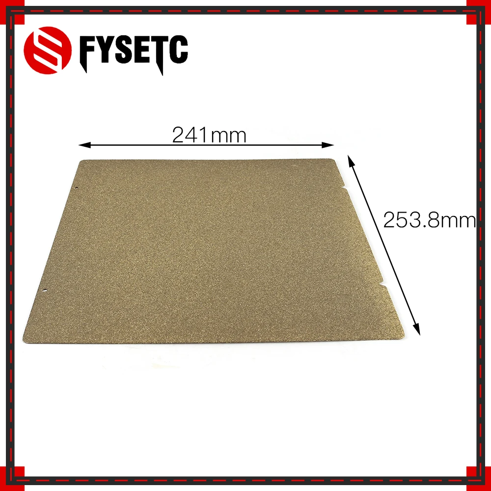 Prusa I3 MK3 MK52 Double Sided Textured PEI Spring Steel Sheet Powder Coated PEI Build Plate For Prusa i3 MK2.5S mk3 MK3S
Prusa I3 MK3 MK52 Double Sided Textured PEI Spring Steel Sheet Powder Coated PEI Build Plate For Prusa i3 MK2.5S mk3 MK3S