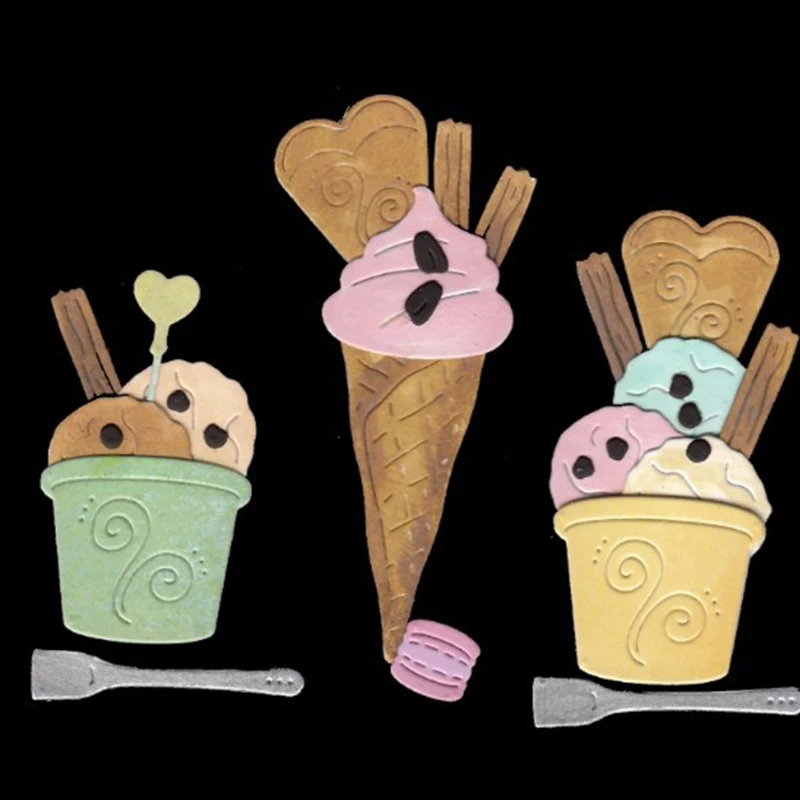 Ice Cream Cone Desserts Metal Cutting Dies For DIY Scrapbooking Embossing Paper Cards Making Decorative Crafts Supplies New 2019
Ice Cream Cone Desserts Metal Cutting Dies For DIY Scrapbooking Embossing Paper Cards Making Decorative Crafts Supplies New 2019