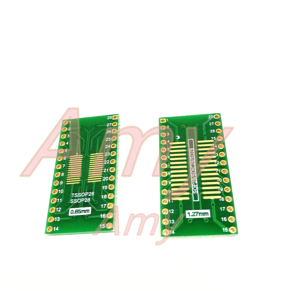 Погружная плата адаптера 100 шт./лот SMD поворотная SOP28 TSSOP SOIC SSOP28|tssop adapter|smd adapterboard board