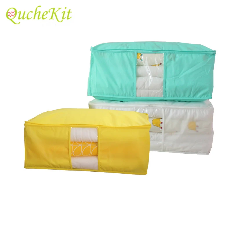 58*22*40cm Folding Plastic Closet Organizer Case Transparent Border Storage Bag Clothes Storage Home Organizer For Quilt Bedding
58*22*40cm Folding Plastic Closet Organizer Case Transparent Border Storage Bag Clothes Storage Home Organizer For Quilt Bedding