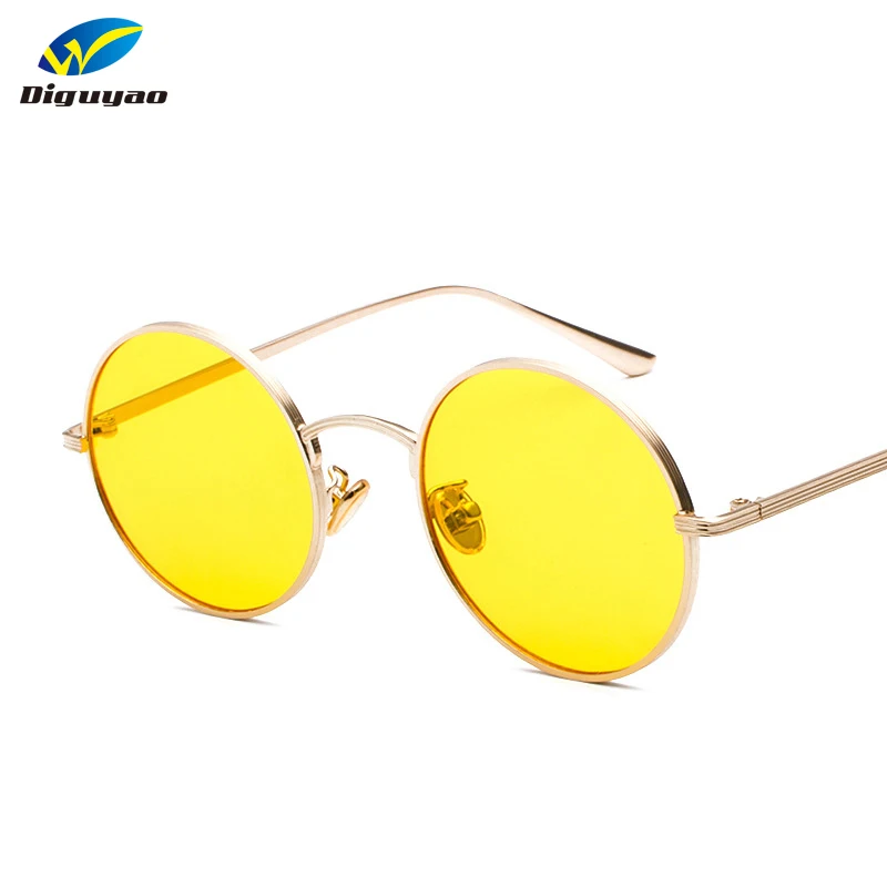 DIGUYAO Vintage Sunglasses Women Retro Round Glasses yellow sunglasses Metal Frame Glasses Coating Eyewear gafas de sol mujer
DIGUYAO Vintage Sunglasses Women Retro Round Glasses yellow sunglasses Metal Frame Glasses Coating Eyewear gafas de sol mujer