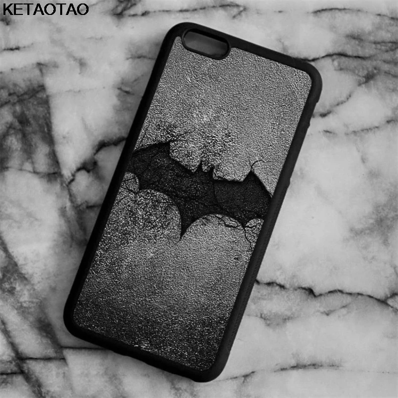 KETAOTAO уникальные чехлы для телефонов с логотипом Бэтмена iPhone 4S 5C 5S 6 6S 7 8 Plus XR XS Max XS7