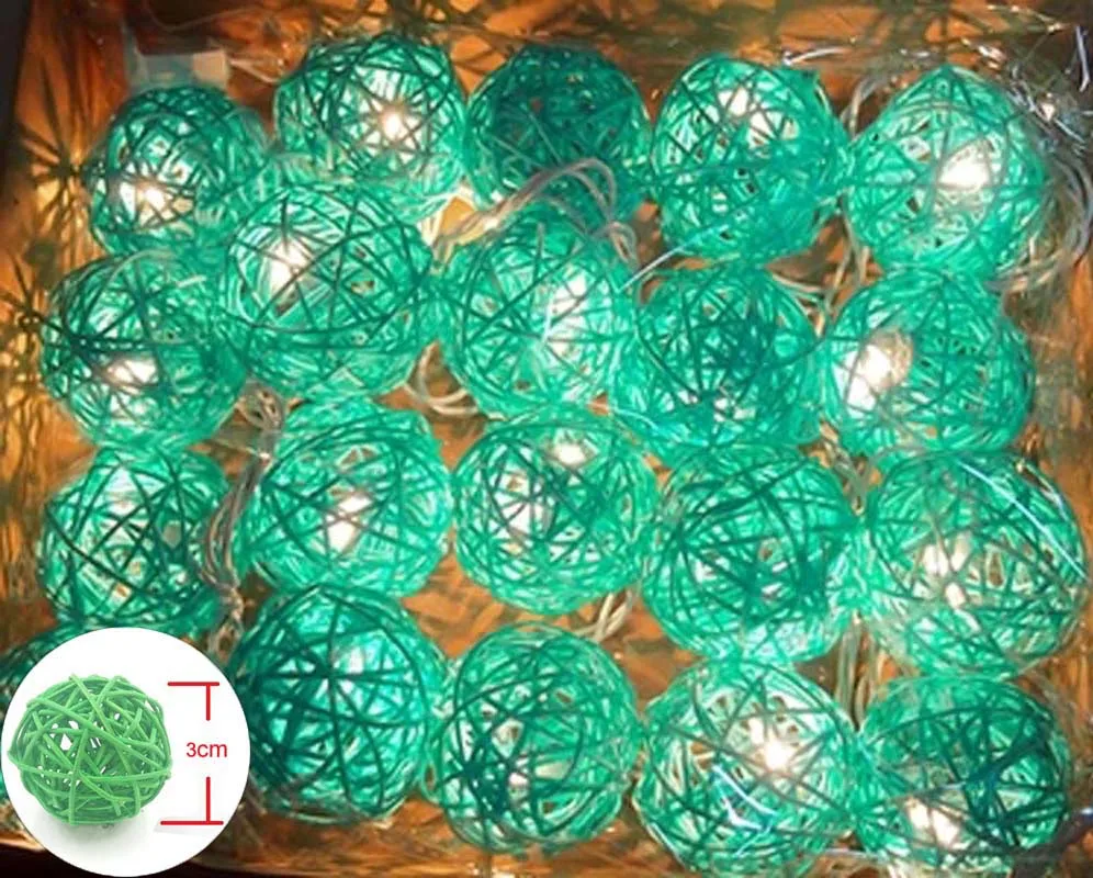 Фото YIMIA 5 м 2 20 светильник синих светодиодный танговых шариков светодиодная