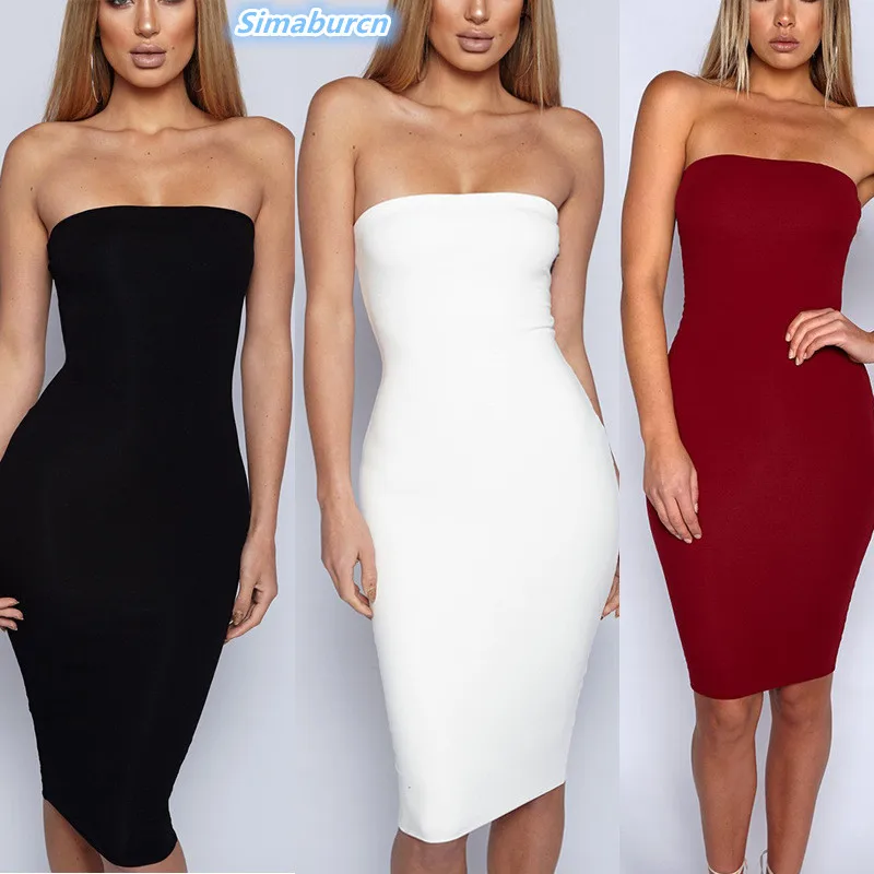 Summer Sexy Slim Women Dress Solid Color Slash neck Dress Sleeveless Backless Sheath Bodycon Package Hip Black Dresses Female
Summer Sexy Slim Women Dress Solid Color Slash neck Dress Sleeveless Backless Sheath Bodycon Package Hip Black Dresses Female