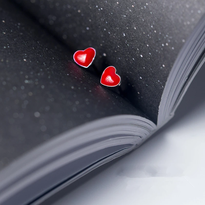 Daisies Real 925 Sterling Silver Cute Heart Enamel Red Stud Earrings For Women Girls Wedding Party Fashion Jewelry
Daisies Real 925 Sterling Silver Cute Heart Enamel Red Stud Earrings For Women Girls Wedding Party Fashion Jewelry