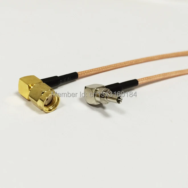 New RP-SMA Male Plug Right Angle To CRC9 Male Right Angle RG316 Cable Wholesale Fast Ship 15CM 6"
New RP-SMA Male Plug Right Angle To CRC9 Male Right Angle RG316 Cable Wholesale Fast Ship 15CM 6"