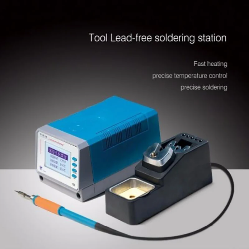 75W EU Plug TOOL T12-11 Digital Lead Free Soldering Station Iron Temperature Control Welding iron for BGA Rework
75W EU Plug TOOL T12-11 Digital Lead Free Soldering Station Iron Temperature Control Welding iron for BGA Rework
