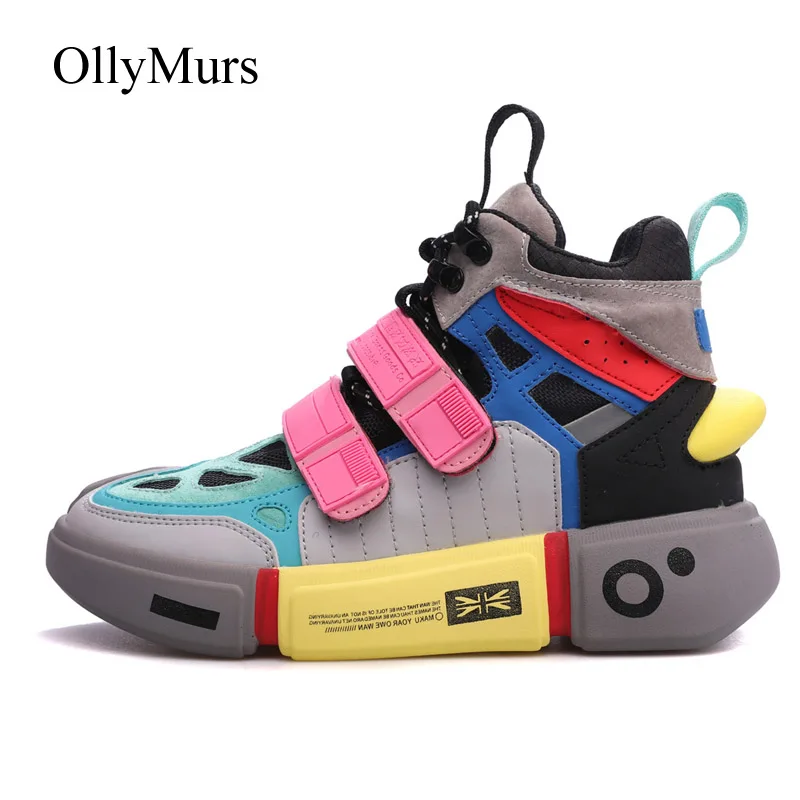 Casual Shoes Women Platform Sneakers High Top Thick Bottom zapatos de mujer zapatos de mujer Lady footware Dad Sneaker Patchwork
Casual Shoes Women Platform Sneakers High Top Thick Bottom zapatos de mujer zapatos de mujer Lady footware Dad Sneaker Patchwork