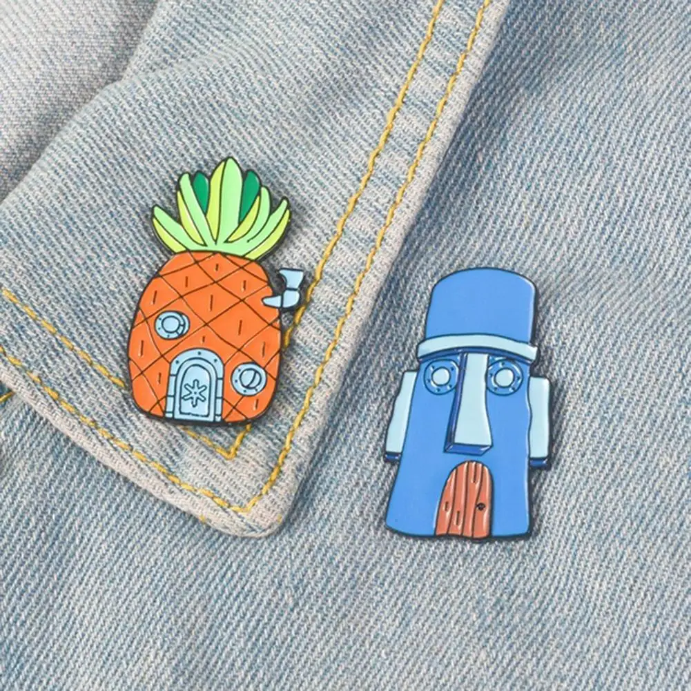 Cartoon Anime Pins Fruit Pineapple House Enamel Brooch Alloy Badge T-shirt Bag Pins Accessories Women Jewelry Cute Gift
Cartoon Anime Pins Fruit Pineapple House Enamel Brooch Alloy Badge T-shirt Bag Pins Accessories Women Jewelry Cute Gift