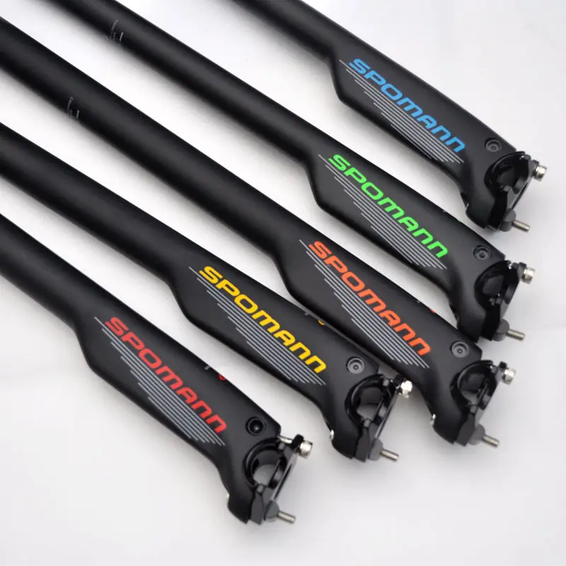 SPOMANN Full Carbon Fibre Bike Seatpost Road Bicycle seatposts Offset Breaking Wind Seat post Carbon Bicicleta Parts Free Ship
SPOMANN Full Carbon Fibre Bike Seatpost Road Bicycle seatposts Offset Breaking Wind Seat post Carbon Bicicleta Parts Free Ship