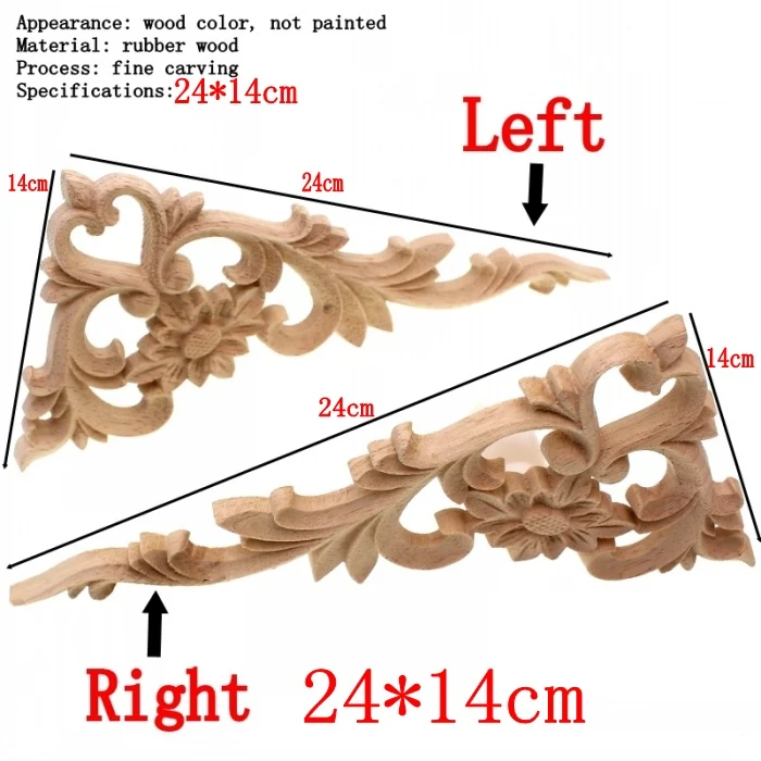 RUNBAZEF винтажная деревянная резная угловая накладка
RUNBAZEF винтажная деревянная резная угловая накладка