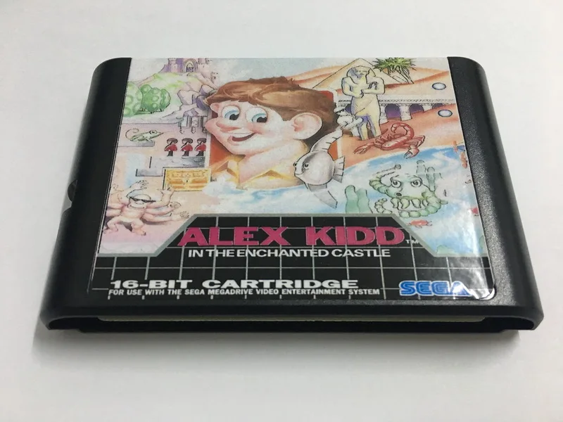 ALEX KIDD 16-битный стандартный игровой Картридж для US EU/JP Оригинальная версия игровых