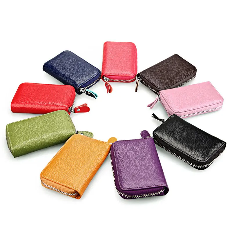Брендовый кошелек унисекс из натуральной кожи 10 цветов | Багаж и сумки