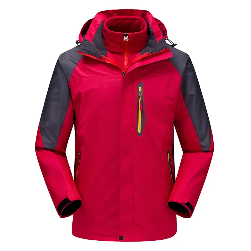Men's Winter windbreaker Hiking Jackets Waterproof Outerwear Sport Hoodied Camping Trekking 2 in 1 warm Coats wholesale
Men's Winter windbreaker Hiking Jackets Waterproof Outerwear Sport Hoodied Camping Trekking 2 in 1 warm Coats wholesale