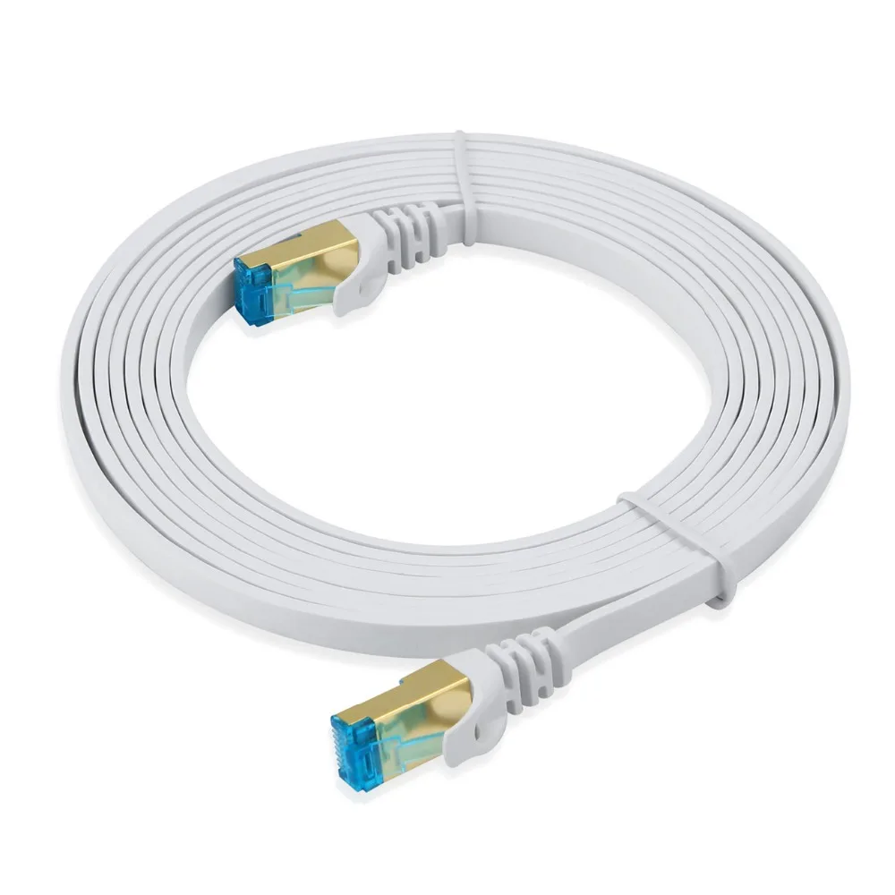 Сетевой кабель Ethernet Cat6 RJ45 плоский экранированный гигабитный сетевой Lan Cat 6