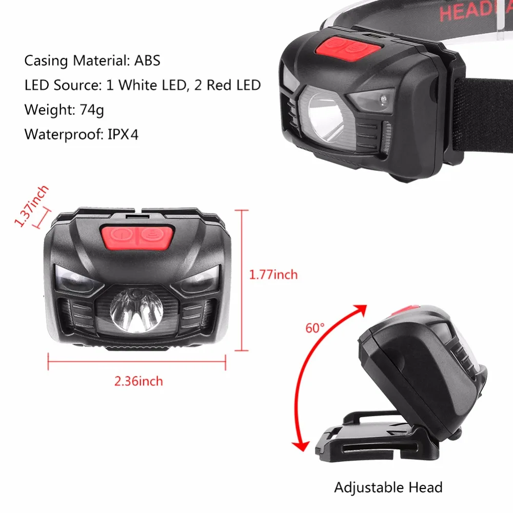 Mini USB Rechargeable LED HeadLamp Body Motion Sensor LED Bicycle Head Light Lamp Outdoor Camping Head Lantern Built in Battery
Mini USB Rechargeable LED HeadLamp Body Motion Sensor LED Bicycle Head Light Lamp Outdoor Camping Head Lantern Built in Battery