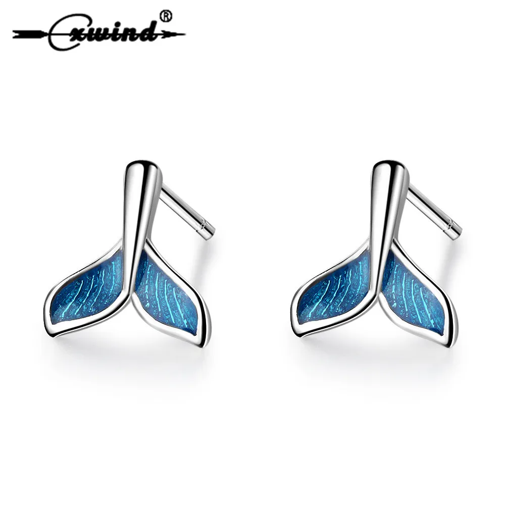 Cxwind Fashion Whale & Dolphin Mermaid Tail Stud Earrings for Women Girl Wedding Kids Earring Geometric Jewelry Gift oorbellen
Cxwind Fashion Whale & Dolphin Mermaid Tail Stud Earrings for Women Girl Wedding Kids Earring Geometric Jewelry Gift oorbellen