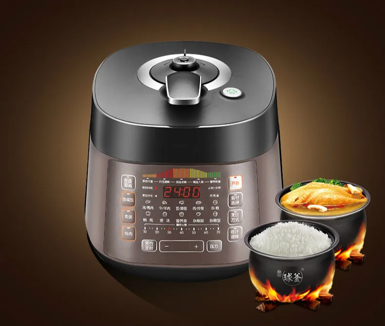 Electric Pressure Cookers Electric pressure cooker double gall 5L electric pressure cooker rice cooker 5 people NEW
Electric Pressure Cookers Electric pressure cooker double gall 5L electric pressure cooker rice cooker 5 people NEW