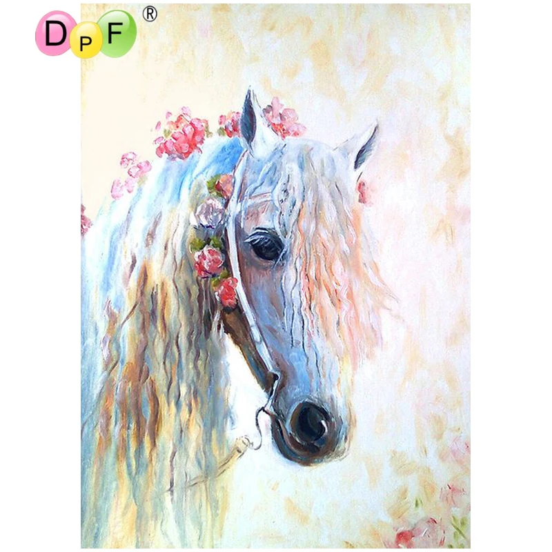 DPF DIY 5D Full Round Diamond Painting Magic Cube Cross Stitch Craft horse head flower Diamond Embroidery Mosaic Home Decor Gift
DPF DIY 5D Full Round Diamond Painting Magic Cube Cross Stitch Craft horse head flower Diamond Embroidery Mosaic Home Decor Gift