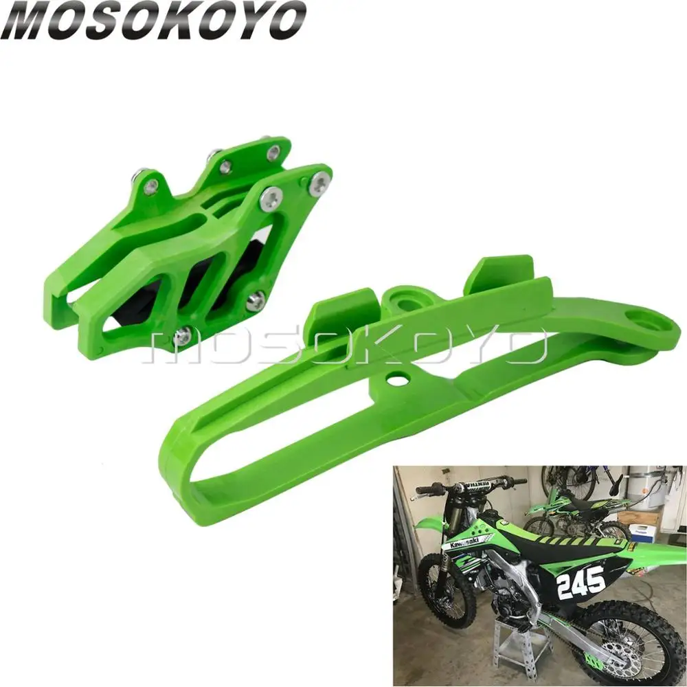 Защитная направляющая цепи + ползунок для Kawasaki KX250F KX450F KLX450R KXF KLX 250 450 450R 2009