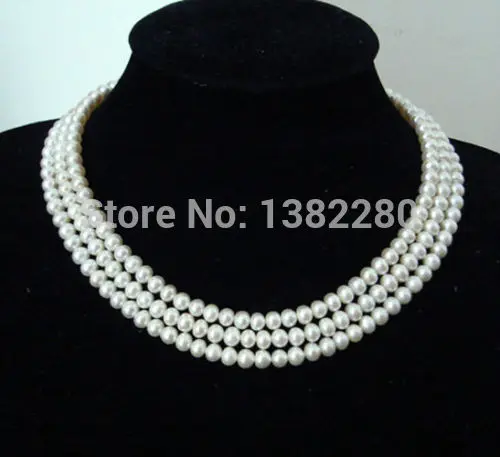 Women Gift word Love Fashion Jewelry 3 Row 6mm White SHELL pearl necklace 18inch women fashion jewelry handm
Women Gift word Love Fashion Jewelry 3 Row 6mm White SHELL pearl necklace 18inch women fashion jewelry handm