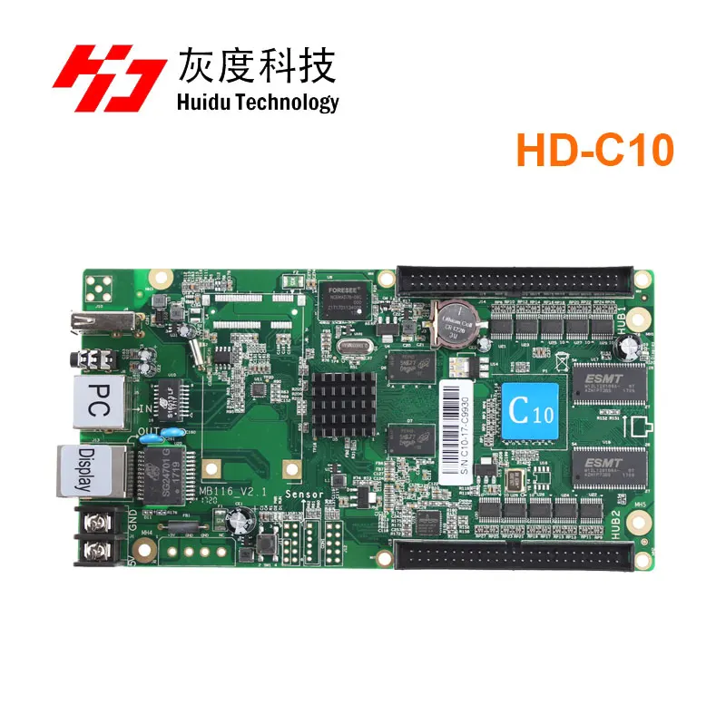 HD-C10 USB + 2 порта Ethernet, асинхронный полноцветный светодиодный экран, карта управления Wi-Fi, может светодиодный светодиодная отправляющая карта
HD-C10 USB + 2 порта Ethernet, асинхронный полноцветный светодиодный экран, карта управления Wi-Fi, может светодиодный светодиодная отправляющая карта