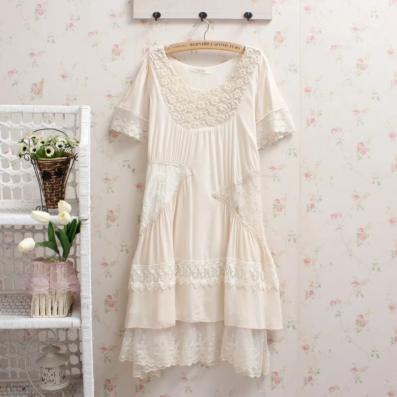 Spring Autumn Mori Girl Harajuku Casual White Lace Hollowed Embroidery Prom Floral Dresses Flare Ruffles Hem Dress X038
Spring Autumn Mori Girl Harajuku Casual White Lace Hollowed Embroidery Prom Floral Dresses Flare Ruffles Hem Dress X038