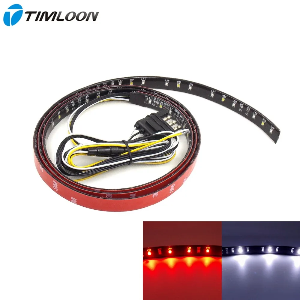 Multifunction 60" Trunk Tailgate Flexible Red White LED Light Strip Bar For Reverse Brake Turn Signal Tail for Pickup Truck SUV
Multifunction 60" Trunk Tailgate Flexible Red White LED Light Strip Bar For Reverse Brake Turn Signal Tail for Pickup Truck SUV