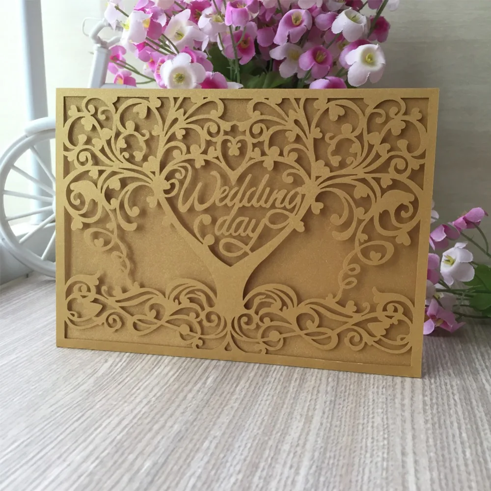 45pcs Laser Cut Wedding Day Theme Invitations Card Romantic Wedding Decorations Event&Party Supplies
45pcs Laser Cut Wedding Day Theme Invitations Card Romantic Wedding Decorations Event&Party Supplies