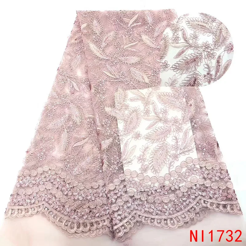 African Tulle French Lace 2019 Nigerian French Sequins Laces Fabrics with Sequins Embroidery Materials for Wedding ksNI1732
African Tulle French Lace 2019 Nigerian French Sequins Laces Fabrics with Sequins Embroidery Materials for Wedding ksNI1732