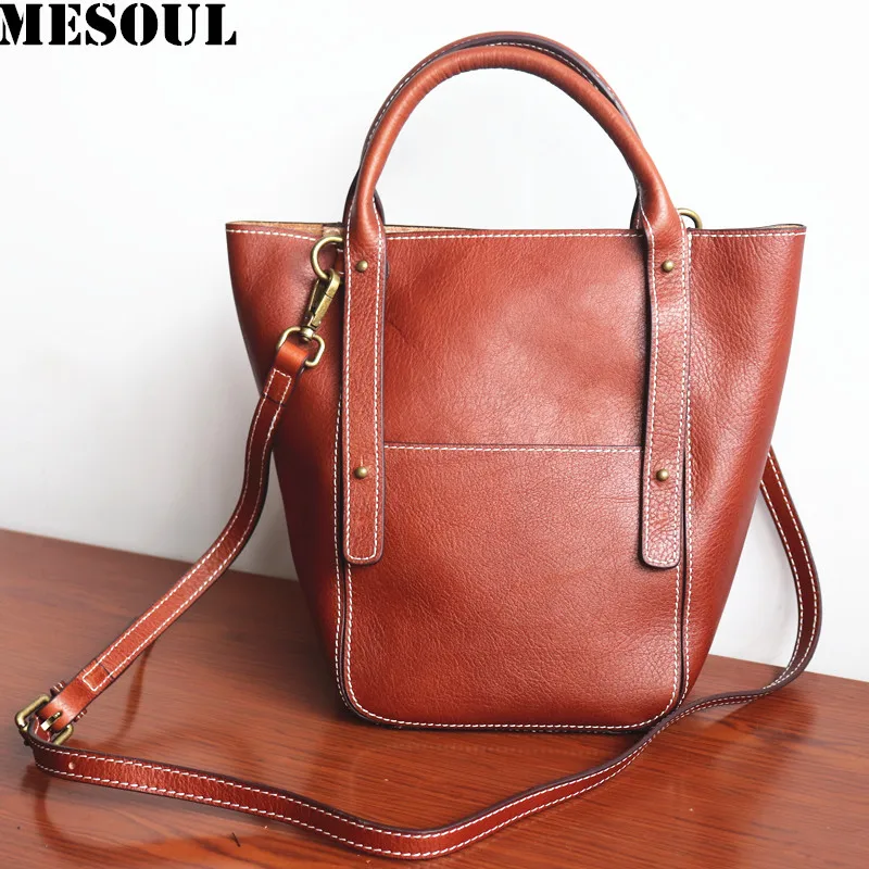 Woman Handbags Natural Real leather Bucket Bag Female Shoulder Bags For Women Crossbody Bag Fashion Small Tote High Quality
Woman Handbags Natural Real leather Bucket Bag Female Shoulder Bags For Women Crossbody Bag Fashion Small Tote High Quality