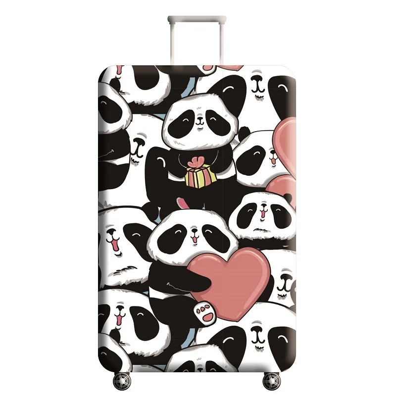 Дизайн панды чемодан пылезащитный чехол 18-32 дюймов на колесиках защитный с