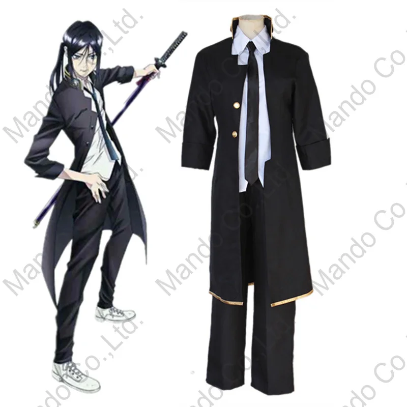 Japanese Anime K RETURN OF KINGS Yatogami Kuroh Cosplay Costumes Halloween Party Black Suits top + tie + pants 3pcs set
Japanese Anime K RETURN OF KINGS Yatogami Kuroh Cosplay Costumes Halloween Party Black Suits top + tie + pants 3pcs set