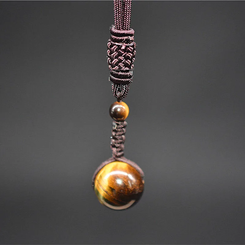 Natural Tiger Eye Beads Ball Pendant Jewelry Stone Pendant Transfer Lucky Love Crystal Jewelry
Natural Tiger Eye Beads Ball Pendant Jewelry Stone Pendant Transfer Lucky Love Crystal Jewelry