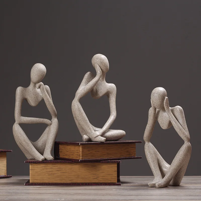 New!!! Simply Resin Craft Creative Home Furnishing Thinker Figurine Statue Office Ornaments Sculpture Home Decoration
New!!! Simply Resin Craft Creative Home Furnishing Thinker Figurine Statue Office Ornaments Sculpture Home Decoration