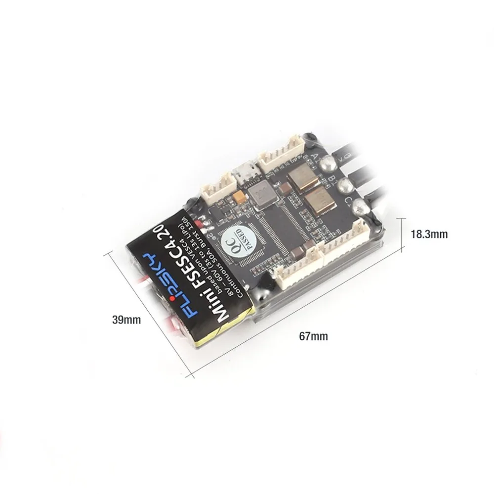 HGLRC FLIPSKY FSESC 50A V4.2 ESC электронный контроль скорости для электрического скейтборда RC