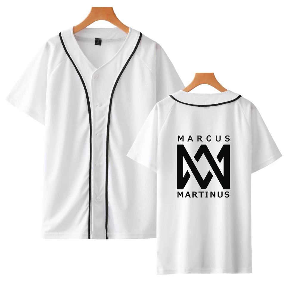 Marcus &martinus Baseball Jacket Tee Short Sleeve Kpop Hip Hop Women/Men Ouewear Casual Summer Clothes Plus Size
Marcus &martinus Baseball Jacket Tee Short Sleeve Kpop Hip Hop Women/Men Ouewear Casual Summer Clothes Plus Size