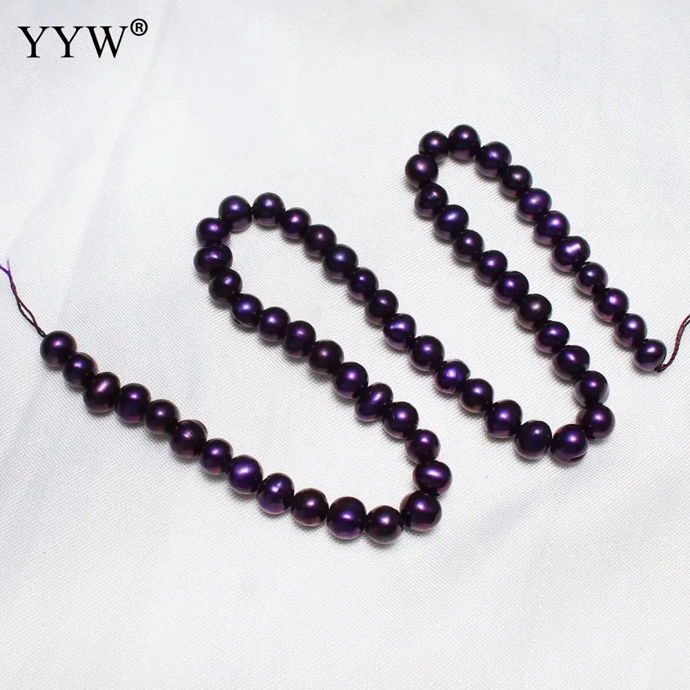 YYW Cultured Potato Freshwater Pearl Beads Dark Purple 5-6mm Approx 0.8mm Sold Per Approx 15 Inch Strand
YYW Cultured Potato Freshwater Pearl Beads Dark Purple 5-6mm Approx 0.8mm Sold Per Approx 15 Inch Strand