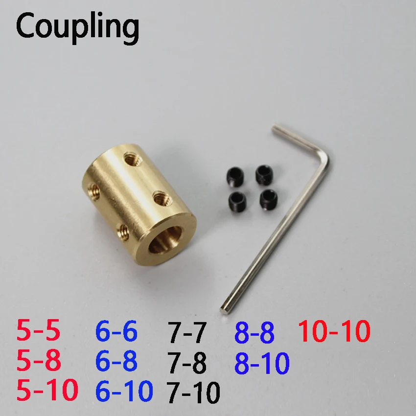5mm-5mm 5-8 5-10 Shaft Coupling Rigid CNC Stepper Motor Coupler Connector Shaft Coupler 6-6 6-8 6-10 7-7 7-8 7-10 8-8 8-10 10-10
5mm-5mm 5-8 5-10 Shaft Coupling Rigid CNC Stepper Motor Coupler Connector Shaft Coupler 6-6 6-8 6-10 7-7 7-8 7-10 8-8 8-10 10-10