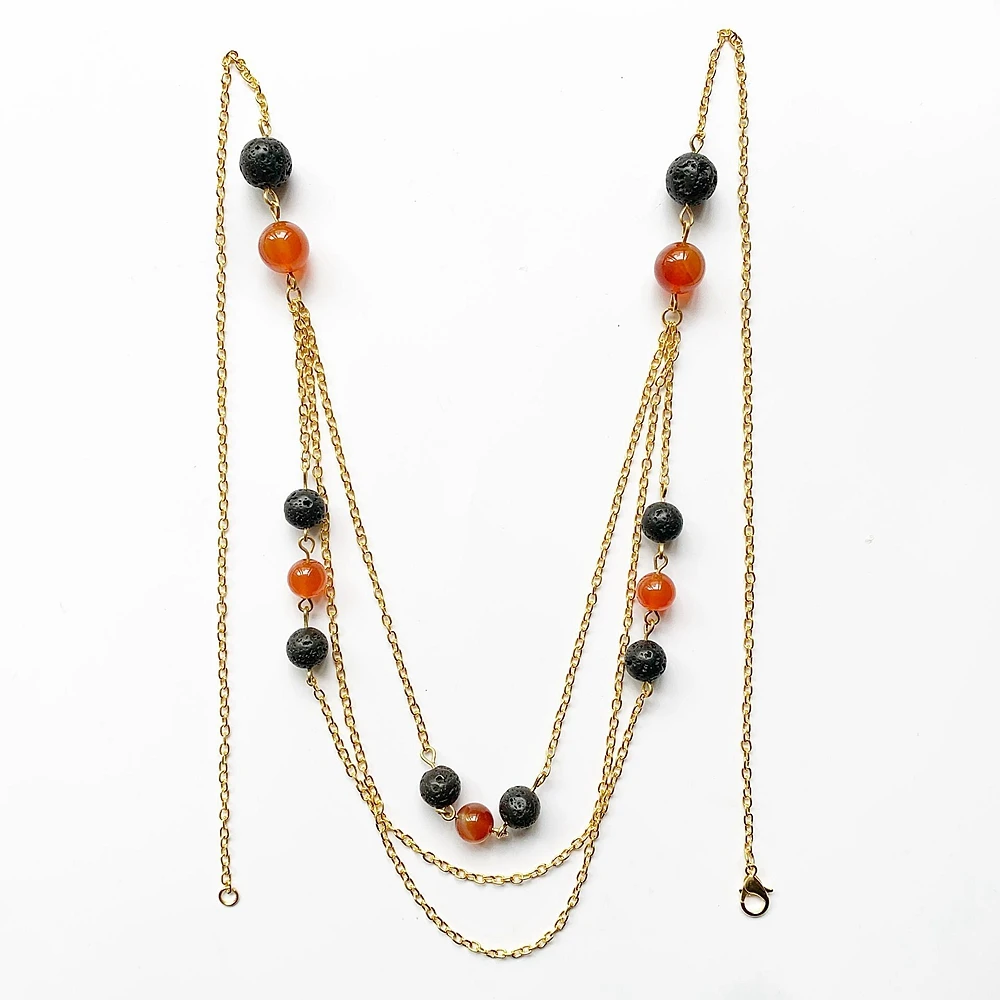 Bhuann Carnelian Lava Stones Boho Necklace Long Tassel Handmade Beads Crystals and Stones Healing Necklace Jewelry Dropshipping
Bhuann Carnelian Lava Stones Boho Necklace Long Tassel Handmade Beads Crystals and Stones Healing Necklace Jewelry Dropshipping
