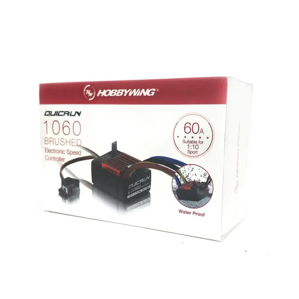 1pcs Newest Hobbywing QuicRun 1060 / 1625 Brushed ESC Electronic Speed Controller ESC For 1:10 / 1:18 1:16 RC Car
1pcs Newest Hobbywing QuicRun 1060 / 1625 Brushed ESC Electronic Speed Controller ESC For 1:10 / 1:18 1:16 RC Car