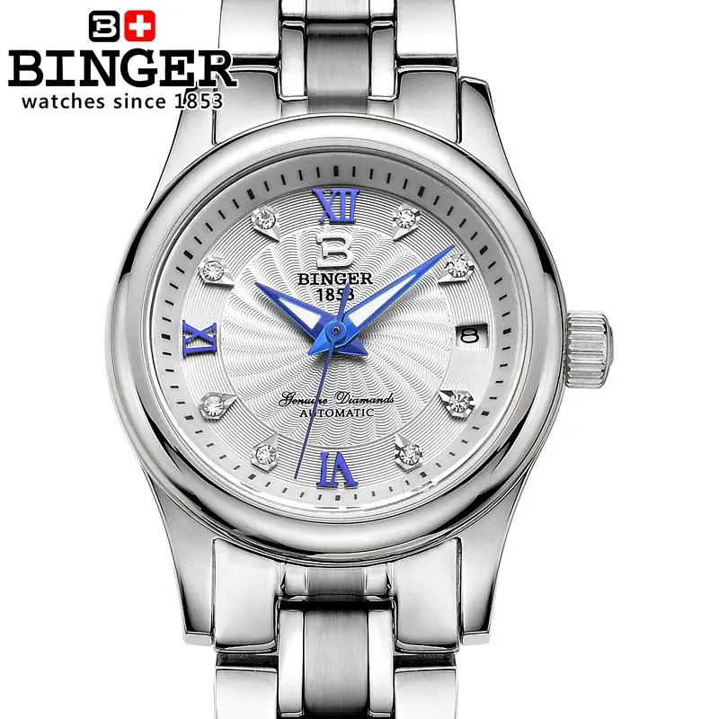 Switzerland BINGER Women's watches luxury18K gold Mechanical Wristwatches full stainless steel Waterproof Wristwatches B-603L
Switzerland BINGER Women's watches luxury18K gold Mechanical Wristwatches full stainless steel Waterproof Wristwatches B-603L
