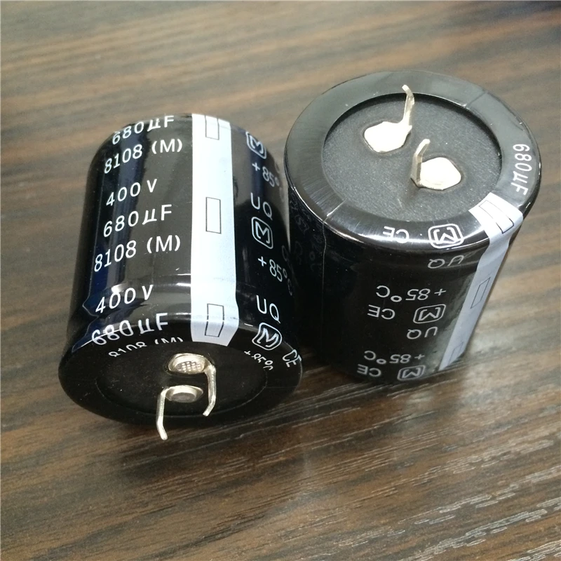 2 шт. 680 мкФ 400 В UQ серии 35x40 мм 400V680uF Snap in PSU алюминиевый электролитический