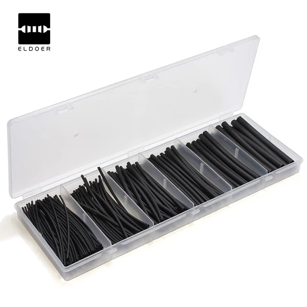 New Arrival 180Pcs 2:1 Heat Shrink Tubing Dia1/1.5/2.5/3/5/6 Sleeving Wrap Wire Cable Kit Box
New Arrival 180Pcs 2:1 Heat Shrink Tubing Dia1/1.5/2.5/3/5/6 Sleeving Wrap Wire Cable Kit Box
