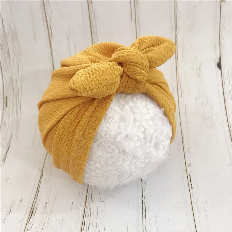 New Rabbit Ear Knot Baby Turban Hats Solid Color Infant Headwear Newborn Nylon Babes Caps Kids Hair Accessories
New Rabbit Ear Knot Baby Turban Hats Solid Color Infant Headwear Newborn Nylon Babes Caps Kids Hair Accessories