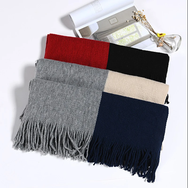 Women Men Lover Warm Scarf Female Winter Patchwork Cashmere Tassels Scarf Shawl Ladies Scarves Travel Pashmina Shawl Scarf
Women Men Lover Warm Scarf Female Winter Patchwork Cashmere Tassels Scarf Shawl Ladies Scarves Travel Pashmina Shawl Scarf