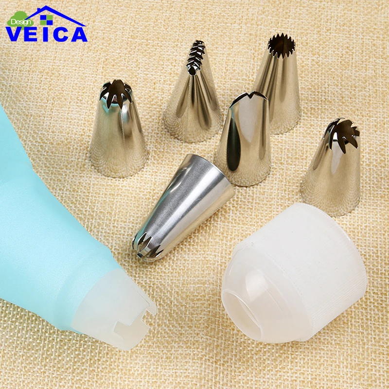 New Arrival 8 in 1 Silicone Reusable Cake Piping Bag Icing Cream Pastry Decorating Tool Decorating Tip Sets Kitchen Accessories
New Arrival 8 in 1 Silicone Reusable Cake Piping Bag Icing Cream Pastry Decorating Tool Decorating Tip Sets Kitchen Accessories
