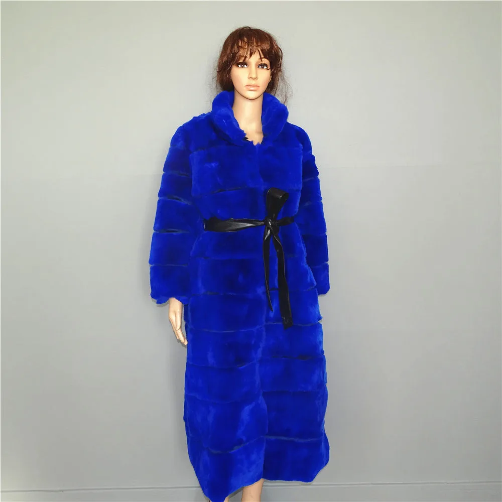 Long real fur coat for women natural rex rabbit fur full pelt plus size fur coats 115cm length winter autumn warm outdoor C124
Long real fur coat for women natural rex rabbit fur full pelt plus size fur coats 115cm length winter autumn warm outdoor C124
