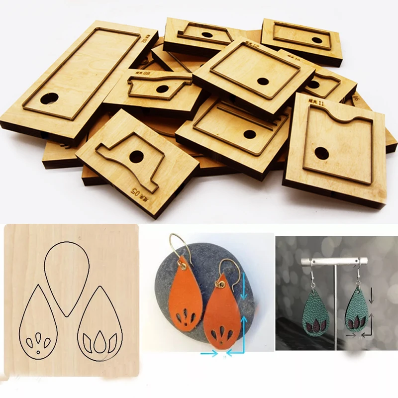 DIY leather craft 3pcs in one 2 design women earring die cutting knife mould hand punch tool pattern
DIY leather craft 3pcs in one 2 design women earring die cutting knife mould hand punch tool pattern