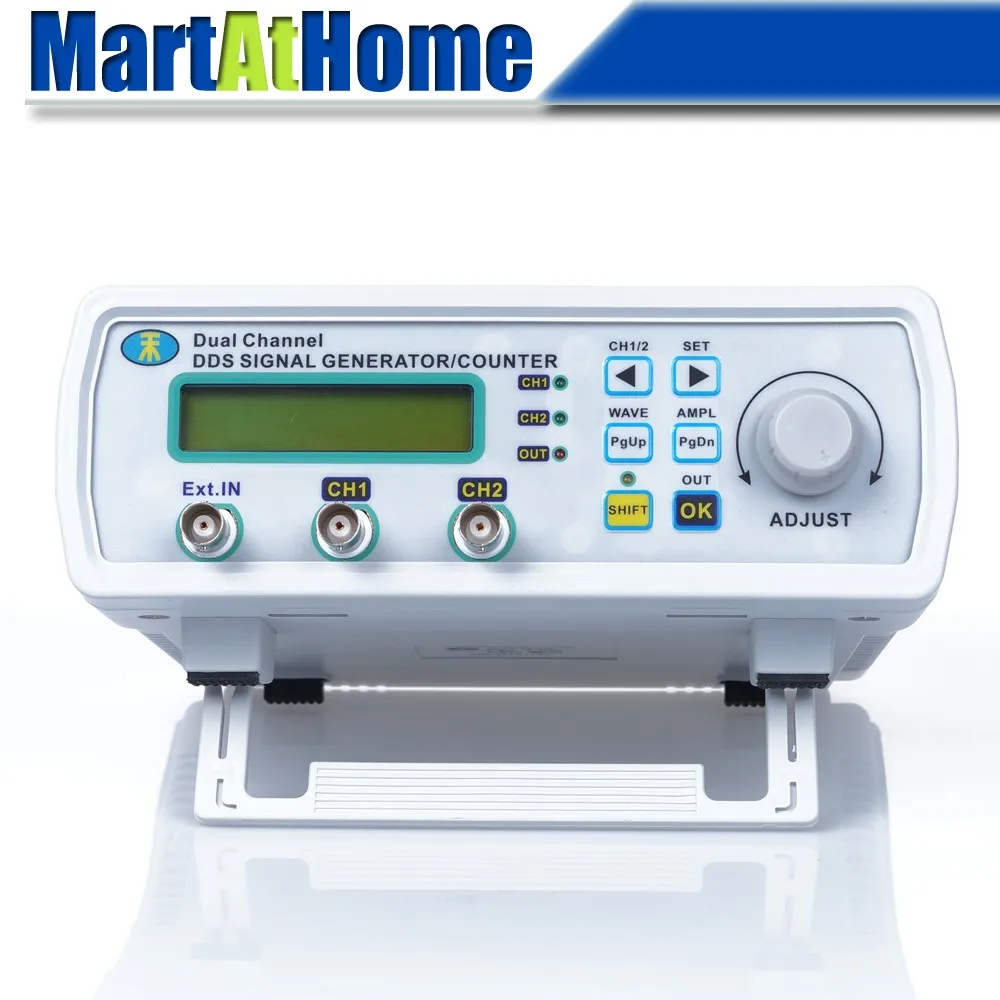 10PCS/lot 25MHz Dual-channel LCD Arbitrary Waveform Sine/Square Wave DDS Signal Generator with Sweep & Frequency Meter #BV306 SD
10PCS/lot 25MHz Dual-channel LCD Arbitrary Waveform Sine/Square Wave DDS Signal Generator with Sweep & Frequency Meter #BV306 SD